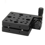 Manual Dual-Axis Tilt Stage, Precision 2D Adjustable Platform for Pitch & Rotation Angle Adjustment