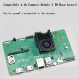 Intergrated Cooling Fan For Raspberry Pi CM5, Heatsink With PWM SpeedRegulated Fan, For Raspberry PI CM5