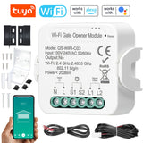 Tuya WiFi Gate Opener Intelligent Garage Door Opener Controller Mobilephone Remotely APP Control Google Home for Voice Control