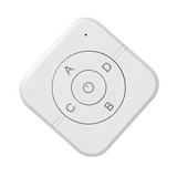 Circular Button 433Mhz Universal Button 5 Keys Mini Wireless Control Switch System Wall Paste