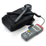 New High Sensitivity Digital Anemometer Air Velocity Wind Speed Meter Gauge MS6250 LCD Backlight Portable Measuring Instrument