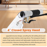 Multi-Function Steam Spray Suction Head With 1/4" Quick Disconnect Coupler Valve For Shop Vac Mytee Vacuum Extractor System