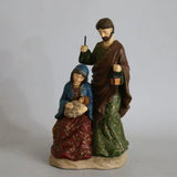 New Nativity Figurine Holy Family Sculpture Resins Christmas Decors For Desk Shelf