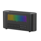 Aroma Diffuser With Bluetooth Speaker Essential Oil Diffuser Flickering Flame 260Ml White Noise Sleep Sound Machine