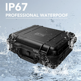 For Starlink Mini Case IP67 Waterproof Carrying Case Travel Portable Hard Case with Molded Foam for Starlink Mini