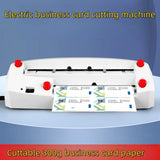 A4 size electric card cutter  card size  Heavy-duty fine-tuning electric business card cutting machine