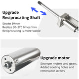New Mini Telescopic Linear Actuator 3V-24V Adjustable Speed Reciprocating Mechanism Motor 3 XLR Coke Cup  Aluminum Plate