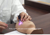 Pinky Leem 2025 LED Light UV Eyelash Extension Tweezers Plastic Glue Light for Eyelash