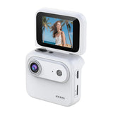 Mini Sports Camera 4K Ultra Clear Recording VLOG Recorder Flip Screen Anti Shake  Wide-angle Student Travel Camera Portable