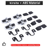 2Set Car TRD Door Lock Buckle Upgraded Stabilizer Cover Latches Stopper For-Lexus-Toyota Series Eliminate Abnormal Space