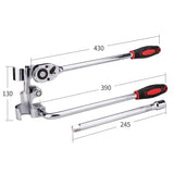 Portable ratchet wrench Ground wire bending tool Hand tool set CCD cable bender 10KV cable 35-185MM2