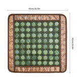 Jade Cushion 64pcs Jades Natural Jade Massage Cushion Germanium Stone Mat Massage Mattress Physiotherapy Bed Pad Mantenance