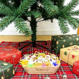 2025 New Miniature Nativity Scene Figurine Illuminated LED Wooden Manger Scene Ornament for Festival Christmas Decoration