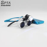 Professional Lab 3.5X420mm Loupes Magnifications Binoculars Headlight Clear Headlamp Medicals Portable Dentists Clinics