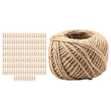 250pcs Wood Wooden Clothespins 1 Inch Wooden Craft Wooden Clip Peg Mini Size Small Clips Mini Wooden Clothespins Home Wall Decor