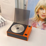 Retro CD Player Charging Model With Screen 3.5mm Audio Cable Portable Multifunctional Bluetooth Speaker 5V-2A
