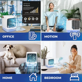 For Indoor And Outdoor Use Portable Evaporative Air Cooler-USB-Rechargeable Mini Swamp Cooler With Humidifier