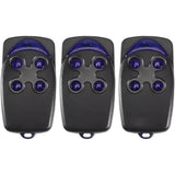 For FLO2RS, FLO4RS FlorS Garage Gate Door Remote Control 433.92Mhz Rollingcode 3Pcs Remote Control Garage