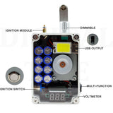 Outdoor Emergency Tool Cranked for 2 Minutes, can Lgnite 40-50 Times 8-capacitor Hand Generator USB Charging Camping Equipment