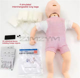 Baby Infarction Model Infant Airway Obstruction Training Manikin Cardiopulmonary resuscitation simulation Teaching Tool 55cm