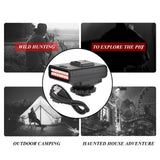20M Shooting Distance Photography Night Vision Light Ordro LN-3 Portable USB Charging Infrared Photography Night Vision Light