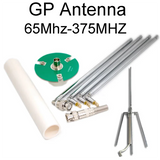FM GP Antenna Campus Broadcast Telescopic Antenna 65-375MHZ BNC Q9 RF HAM Radio Amplifier