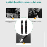 1000V Electroscope Intelligent AC DC Voltage Detector LCD Display Resistance NCV Break Point Continuity Test Buzzer Flashlight