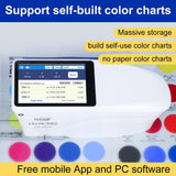 Spectrophotometers Spectro Colorimeter LS176 D/8° Whiteness and Yellowness Spectral Reflectance Curves APP Software for Paint