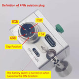 N-type RF Power Meter V7 10GHZ TYPE-C Communication Data Export Power Detector Radio Amplifier