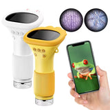 1000X Handheld Digital Microscope 2 Inch IPS Screen HD Microscope 2MP Lens Pocket Microscope for Kids with 8 LED Light