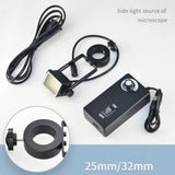 Microscope LED Adjustable Side Light Source – Dimmable 60LED Square Illumination Lamp for Stereo Industrial Microscope
