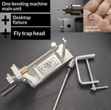 Wire Bending Machine Wire Bending Steel&Coiling Tool – Slow Pitch Jig Fly Tying Bait Making and Reel Winding All-in-One Kit