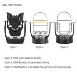 Versatile Compatibility Plastic Phone Swing Device Automatic Silent Operation Phone Pedometer USB/Batteries Phone Shake Wiggler