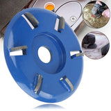 Wood Carving Disc Steel 6‑Teeth Milling Cutter Woodworking Tool Angle Grinder Accessories Woodworking Tool Wood Carving Disc