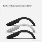 Arc-shaped Touch Folding Mouse Bluetooth/2.4G Optical Ergonomic Bluetooth Mouse 1200DPI Portable Cordless Mouse Smooth Office