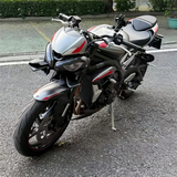 Motorcycle Front WING Spoiler Stabilizer Lower Lip For Street Triple 765 R/RS 765R 765RS 2023-2025