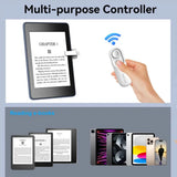 Wireless RF Remote Page Turner Smart Practical Remote Control Clicker with Hand Strap for Kindle Paperwhite Oasis Kobo Ereaders