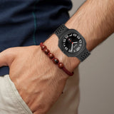Silicone Strap Sport Strap Magnetic Folding Buckle Breathable Sports Wrist Band Sweatproof for Samsung Galaxy Watch 7 Ultra 47mm