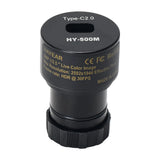 HY-500M IMX CMOS Type-C USB Microscope Camera 5MP 2K FHD Electronic Digital Eyepiece Camera for Soldering Telescope Biological