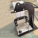Pneumatic Rubber Strip Cutter with Foot Pedal, Includes 10 Blades