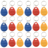 B27B 50Pcs T5577 Blank Key Tag RFID Chip Ring Cards Tags Keytag 125 Khz Copy Rewritable Writable Duplicate
