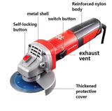 Angle Grinder 9310 Multifunctional 720w M10 Electric Cutting Angle Grinder Machine Electric Tools 100 mm Angle Grinder