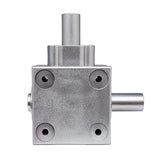 T-Type 20MM Diameter Output Shaft 2.5 Module 16 Tooth 90 Degree Commutator Small Right Angle Steering Gear Box Reversing Gearbox