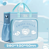 High Quality Thick Tutoring Bag Waterproof Portable Backpack Transparent Large Capacity Handbag School Office