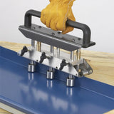 Manual Bending Equipment 3 Station Edge Roller Bending Machine 0‑90 Degree Angle 16‑102MM Sheet Metal Bending Tool