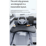 Car Steering Wheel Laptop Tray Portable Office Table Foldable Dining-Table Car Accessories Portable Office Table Food Desk