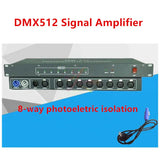 Professional Stage Equipment 8-way Dmx512 signal Amplifier Splitter for Lighting