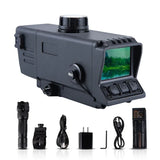 MS32 Night Vision Scope Rifle Scope for Hunting with IR850 Illuminator MOA Recording Range Finder Infrared Tactical Monocular