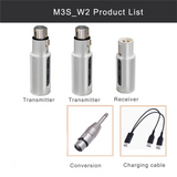 2.4G Wireless System Wireless XLR Transmitter Receiver One To Two Dynamic Microphone High Quality Sound Quality