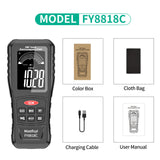 Mastfuyi FY8818C EMF Meter Electromagnetic Radiation Detector Rechargeable High Precision Electric Field Magnetic Field RF Test